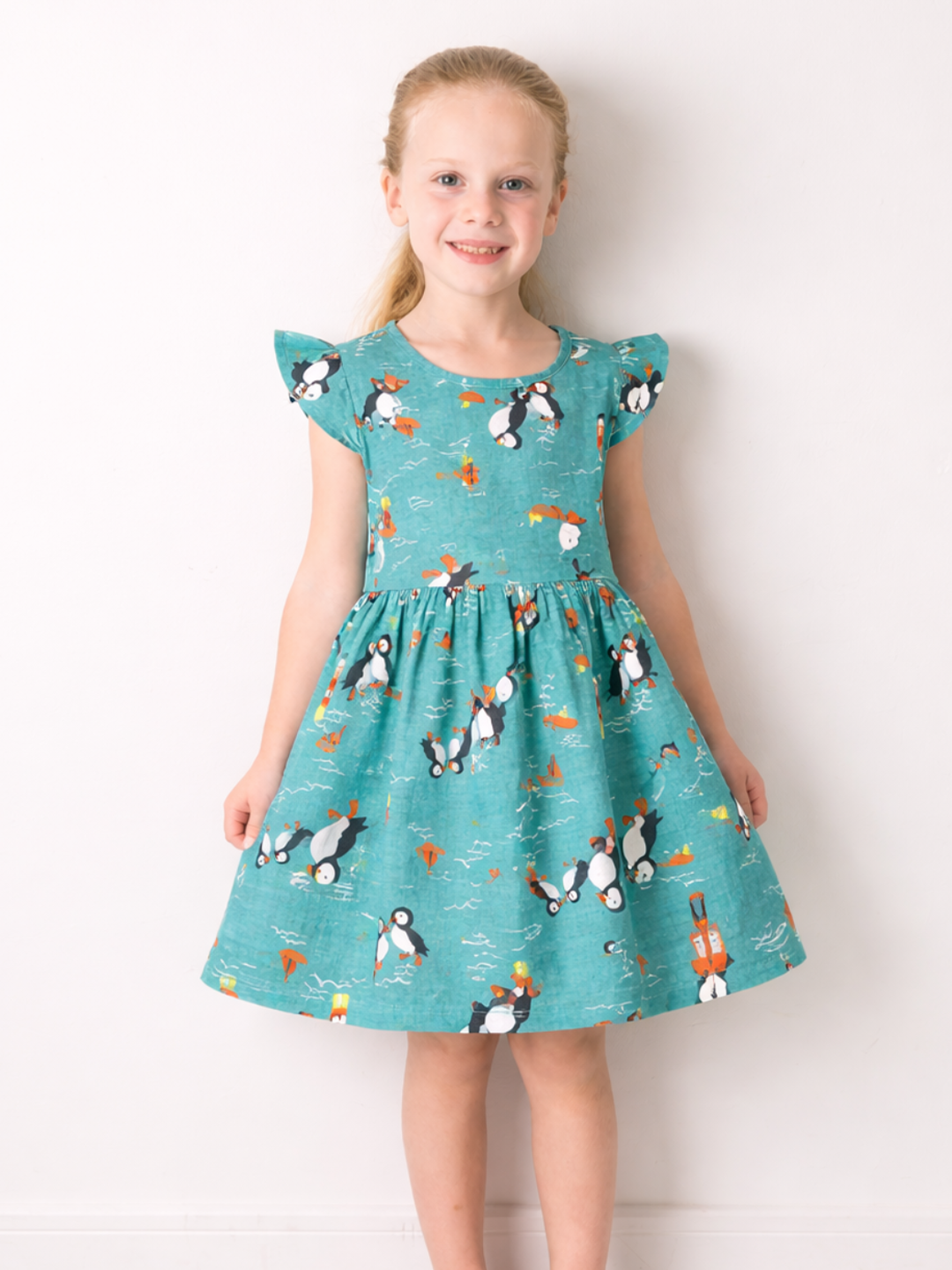 Junior Kenzie the Puffin Summer Dress