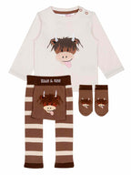 Neutral Highland Cow Leggings