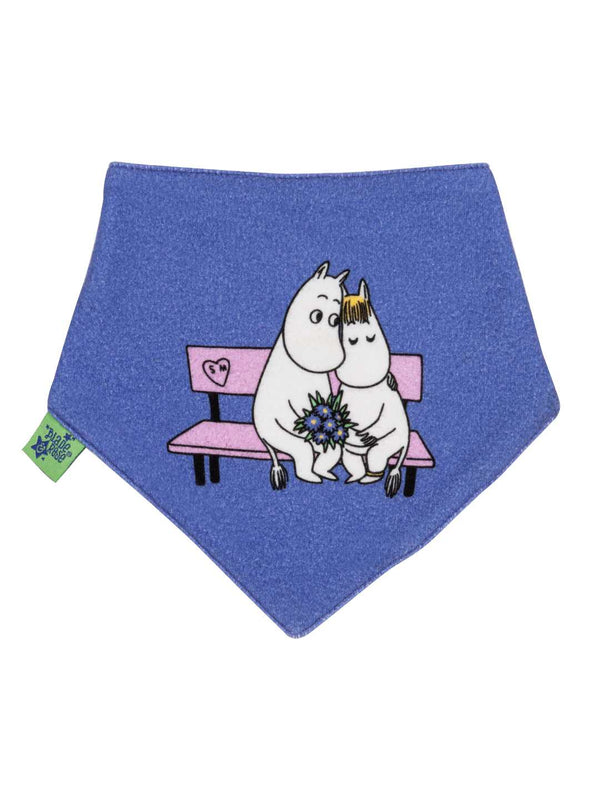 Moomin™ Organic Love Forever Warm Blue Bib