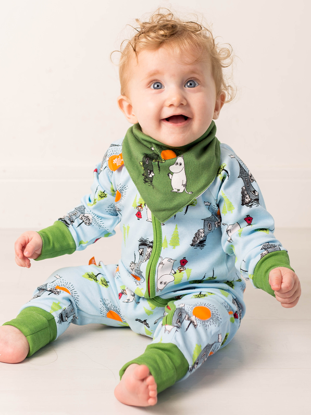 Moomin™ Organic Free To Explore Zip-Up Romper
