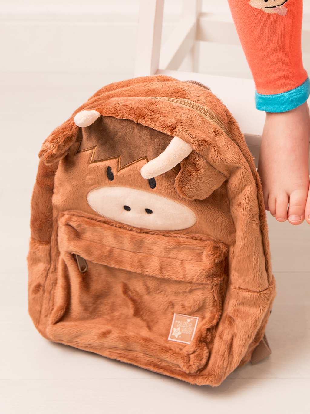 Neutral Highland Cow Backpack