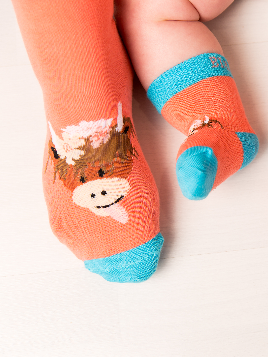 Bonnie Highland Cow Socks