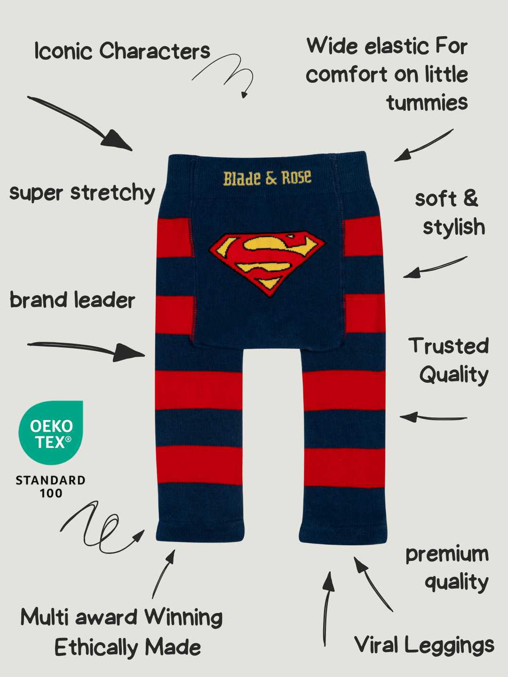 Superman Saves the Day Legging