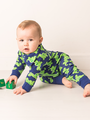 Maple the Dino Zip-Up Romper