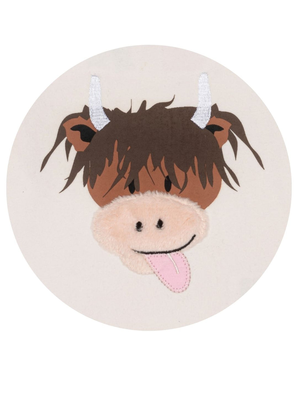 Neutral Highland Cow Top