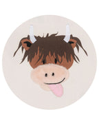 Neutral Highland Cow Top