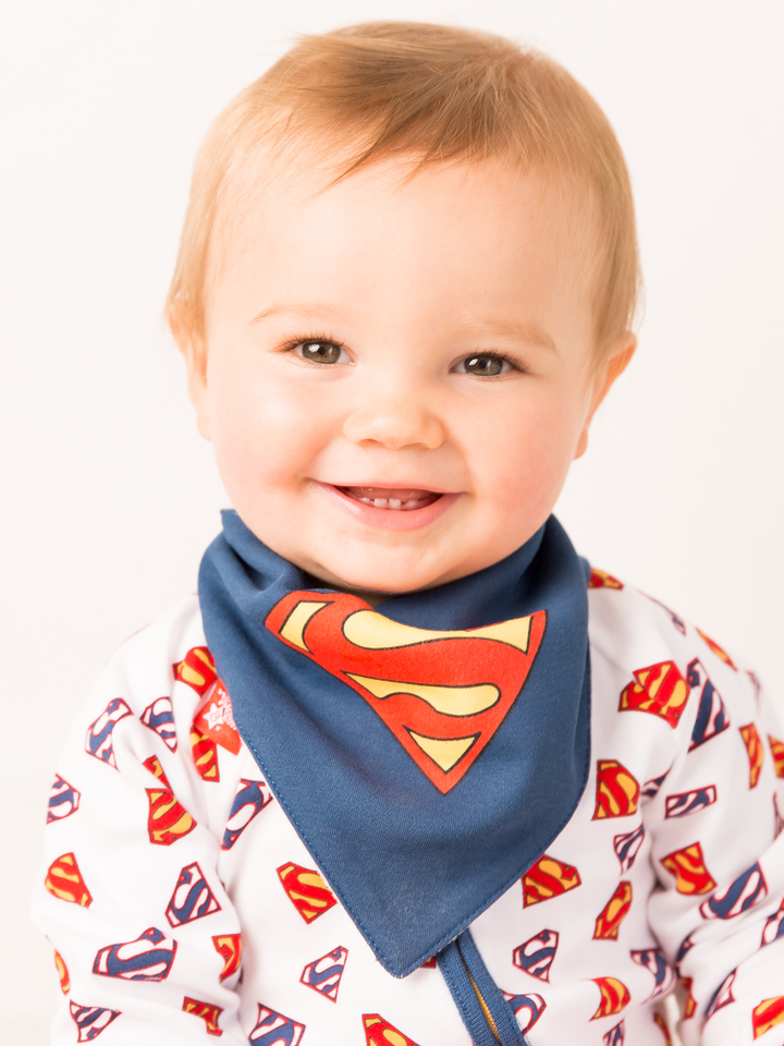 Superman™ Logo Bib - Blade & Rose UK