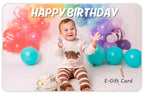 Birthday Gift Card - E Voucher