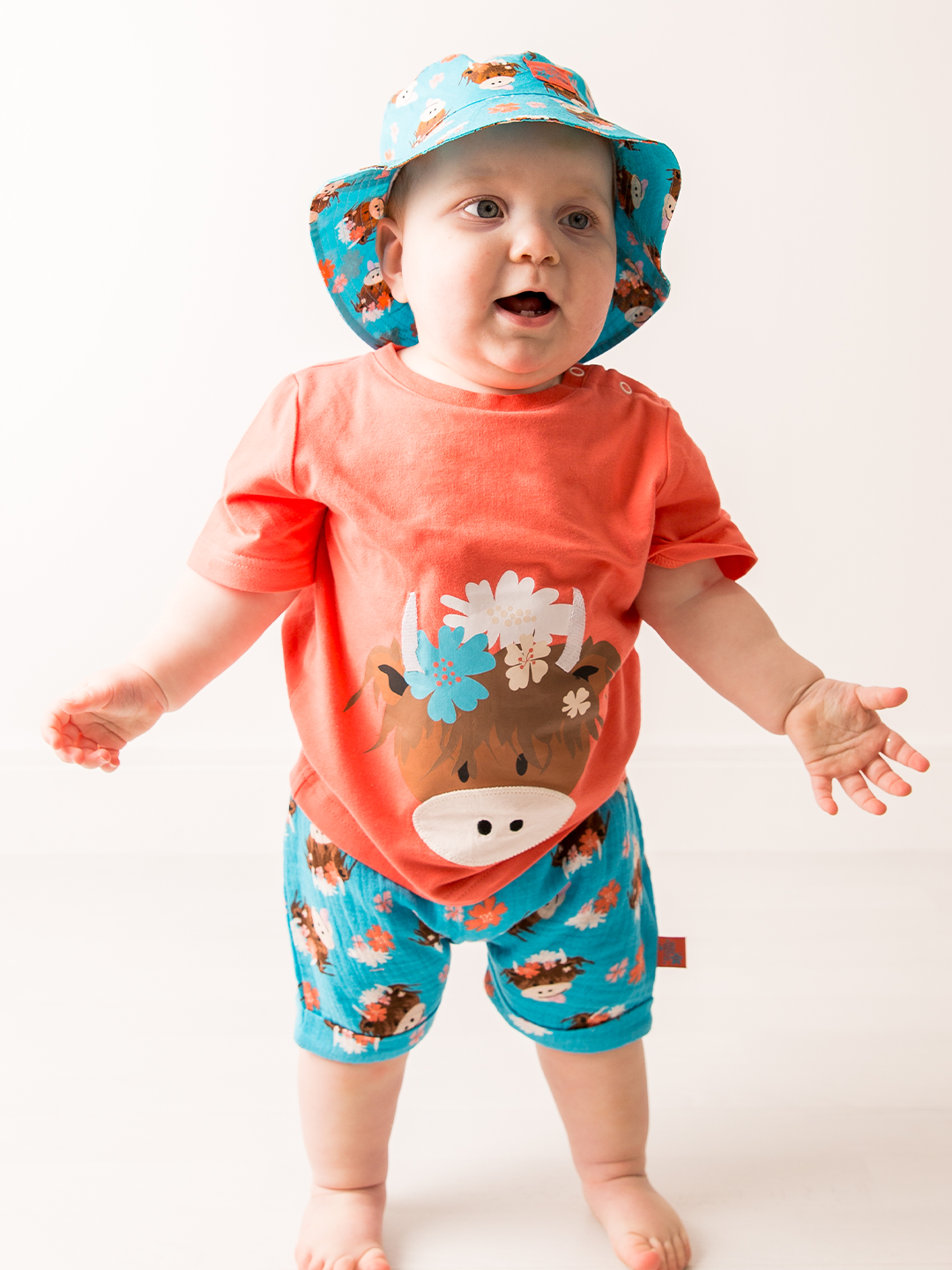 Bonnie Highland Cow Tee