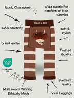 Neutral Highland Cow Leggings