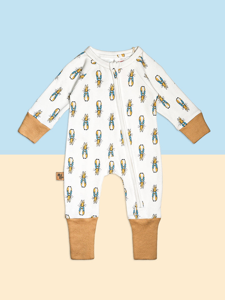 Peter Rabbit™ Neutral Romper Playsuit