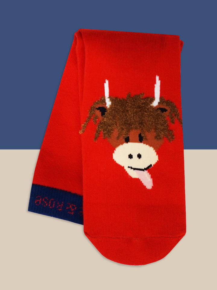 Highland Cow Adult Socks