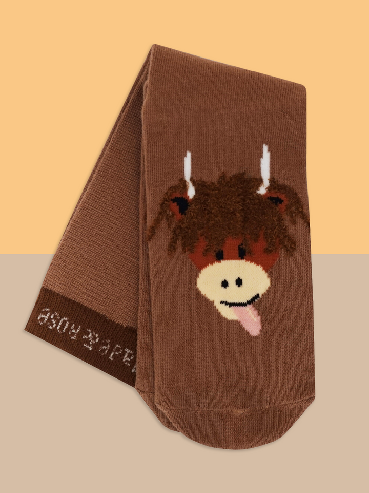 Highland Cow Adult Socks