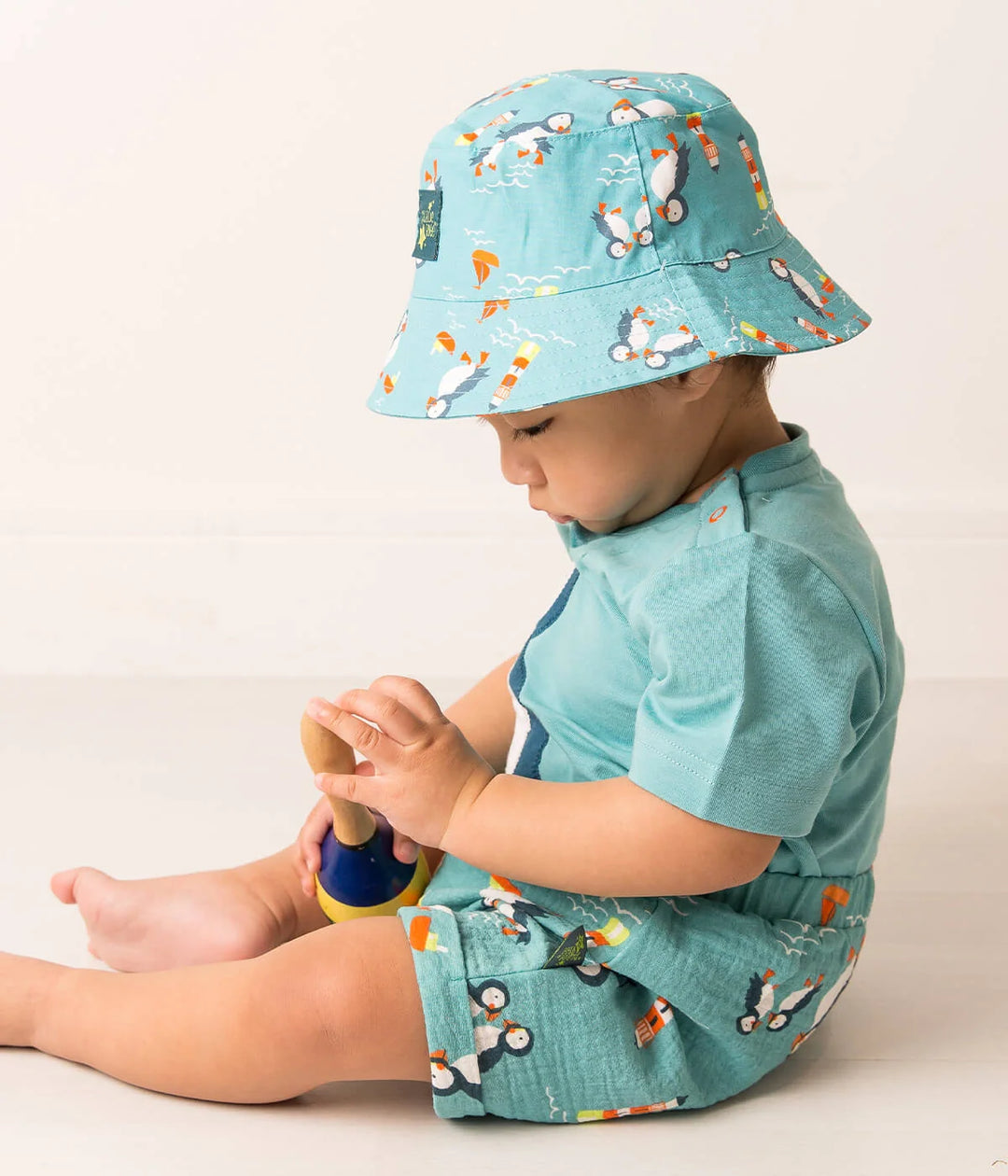 Kenzie the Puffin Muslin Shorts