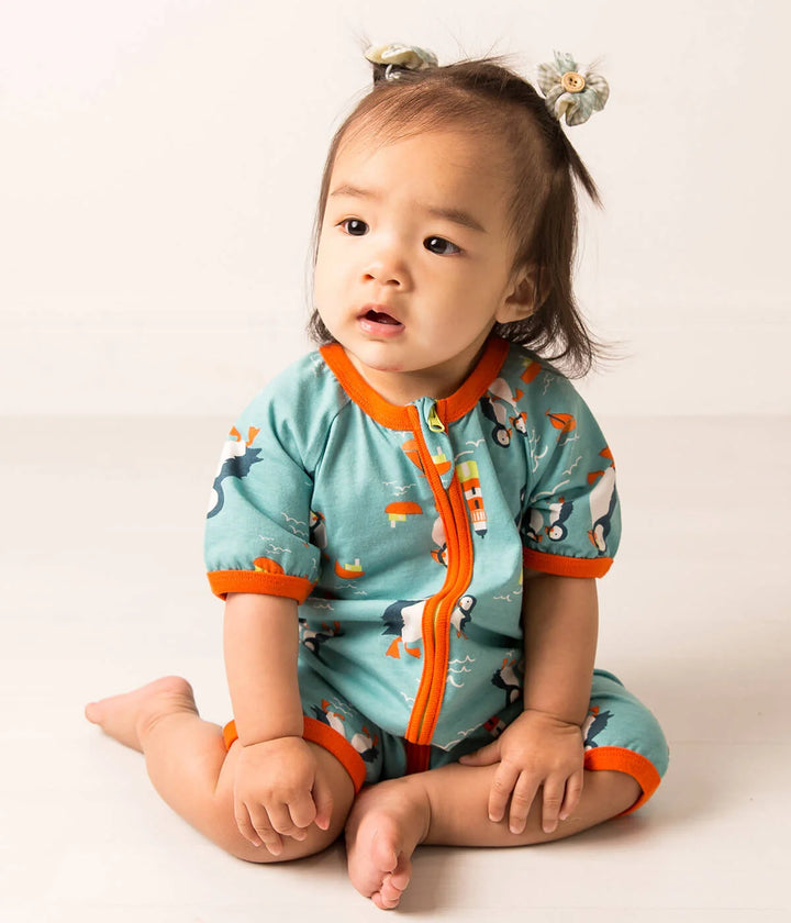 Kenzie the Puffin Summer Romper Playsuit
