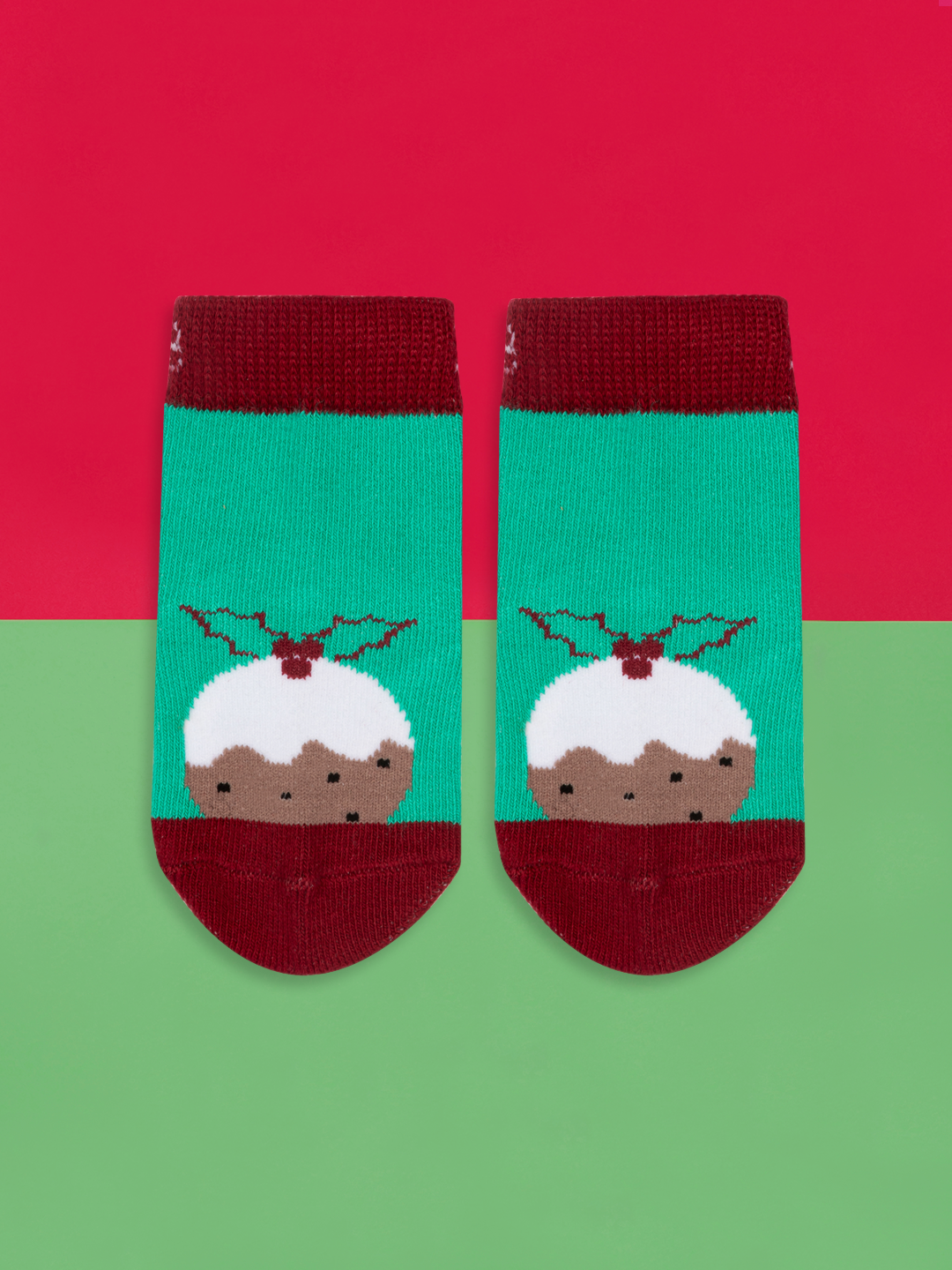 Christmas Pudding Socks