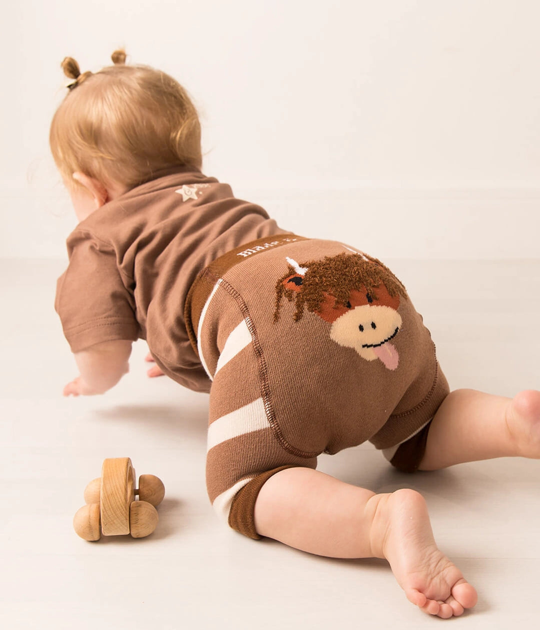 Neutral Highland Cow Shorts