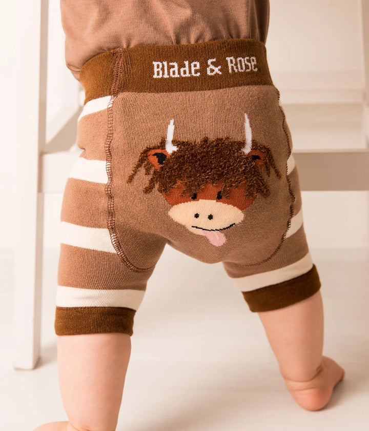 Neutral Highland Cow Shorts