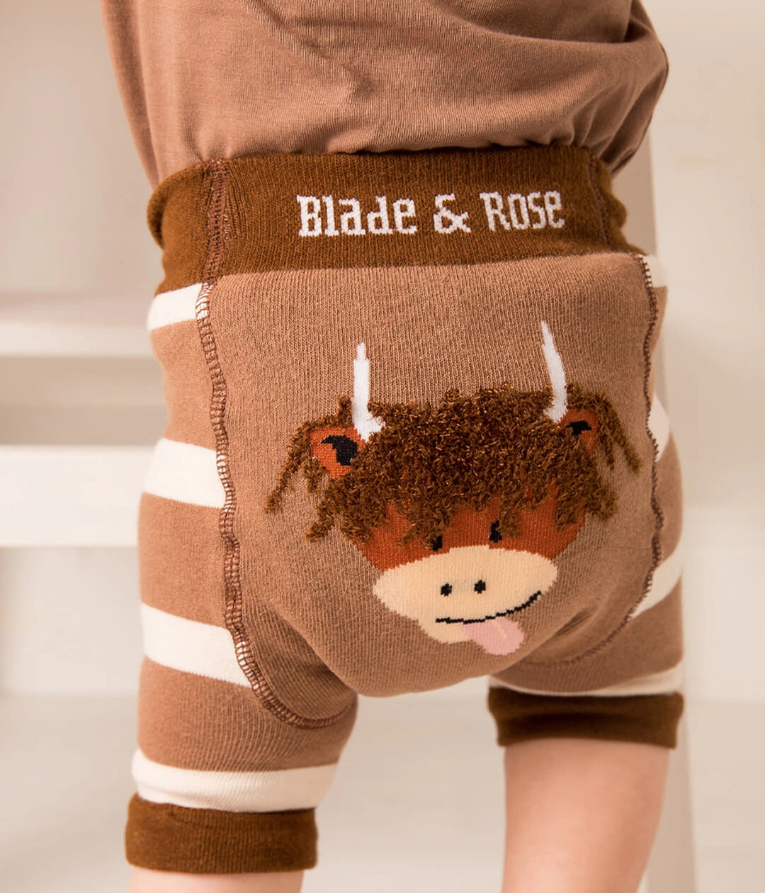 Neutral Highland Cow Shorts