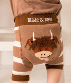 Neutral Highland Cow Shorts
