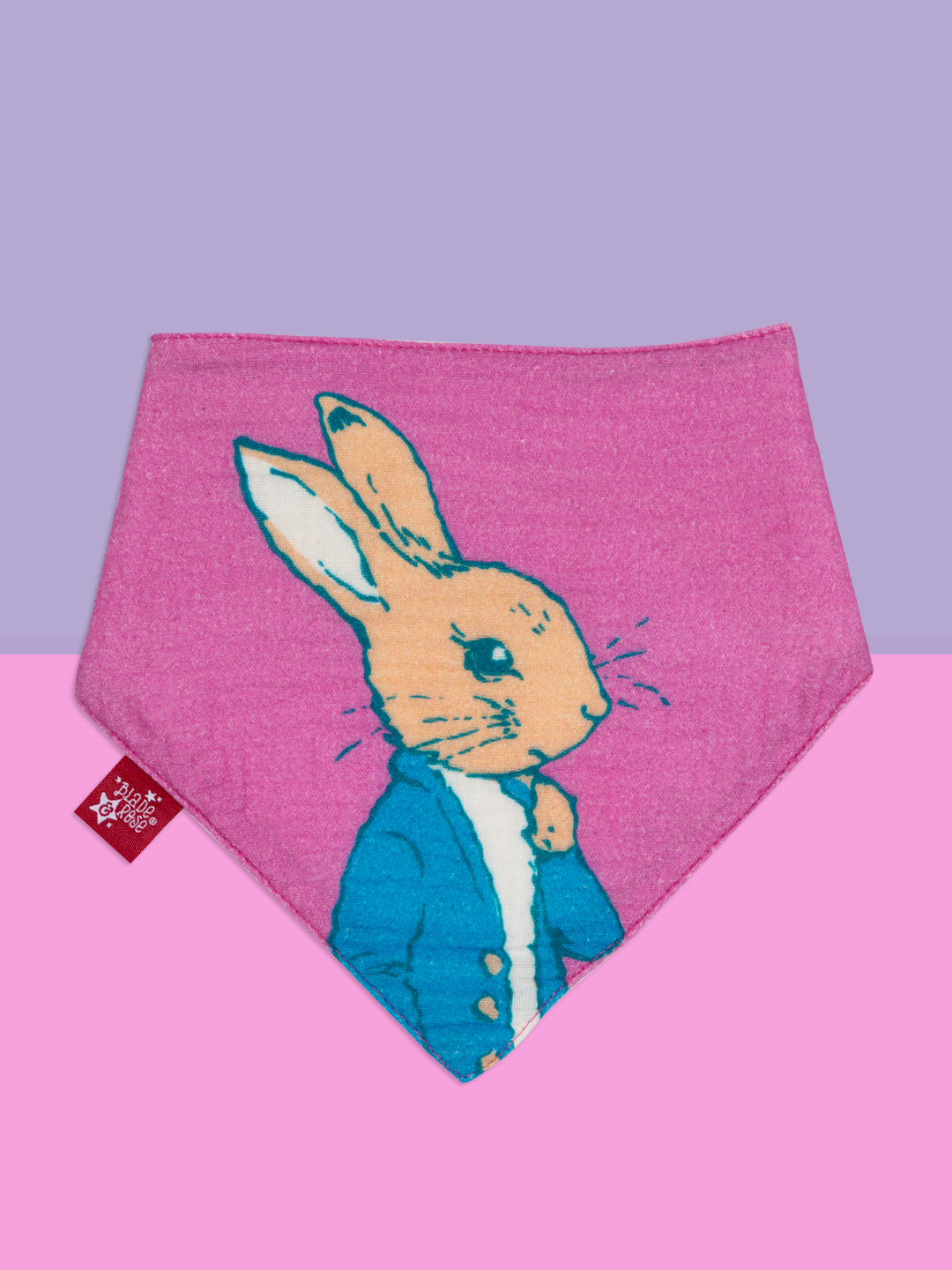 Peter Rabbit™ Love Summer Pink Muslin Bib