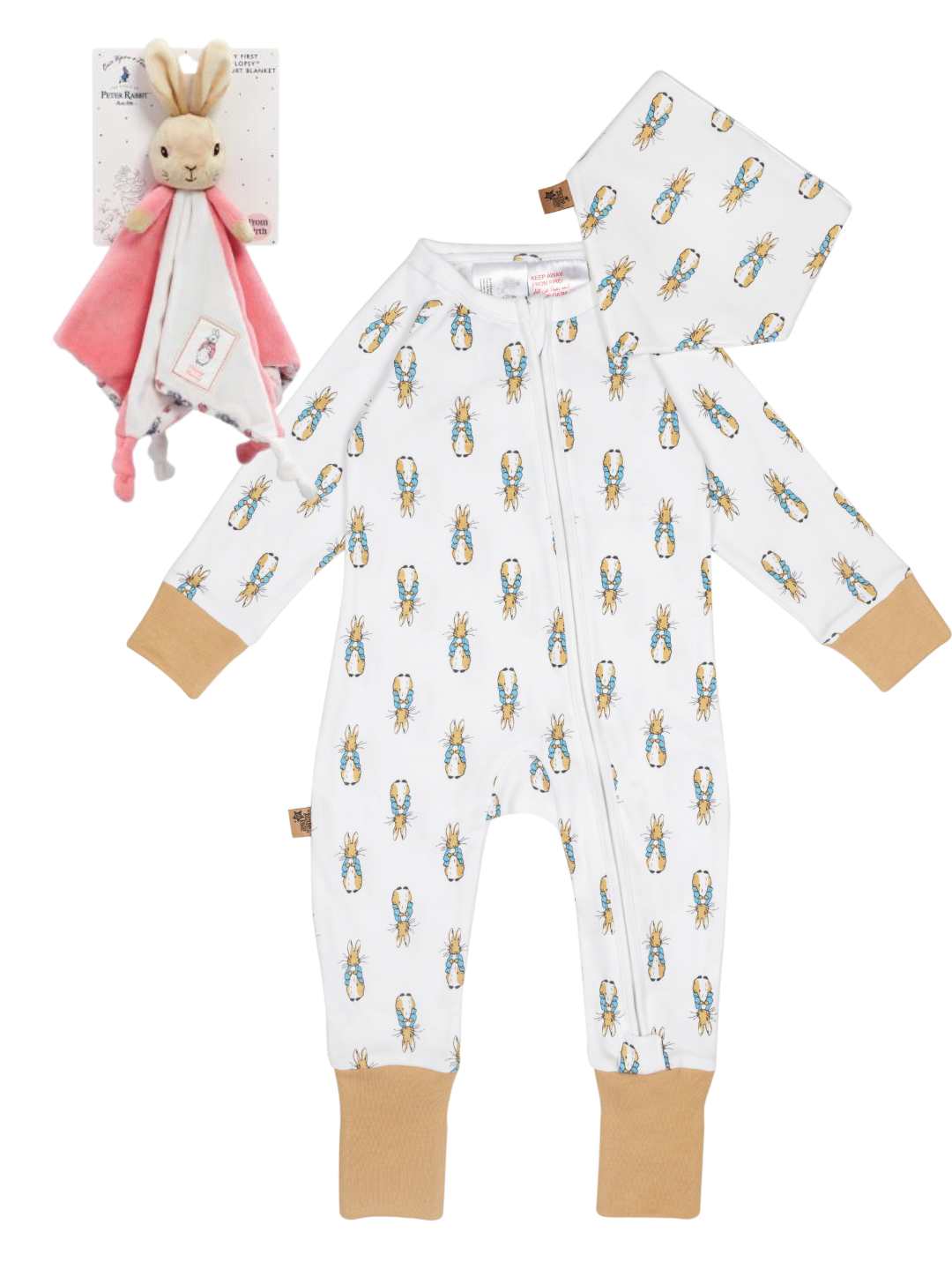 Peter Rabbit Neutral & Pink Comforter Gifting Set
