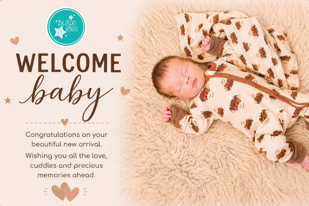 New Baby Gift Card - E voucher