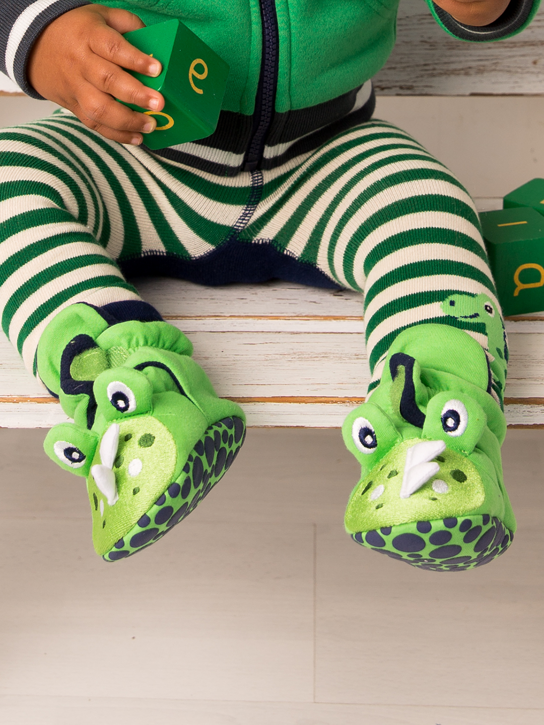 Maple The Dino Booties