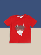 Hamish Highland Cow T-Shirt Blade & Rose