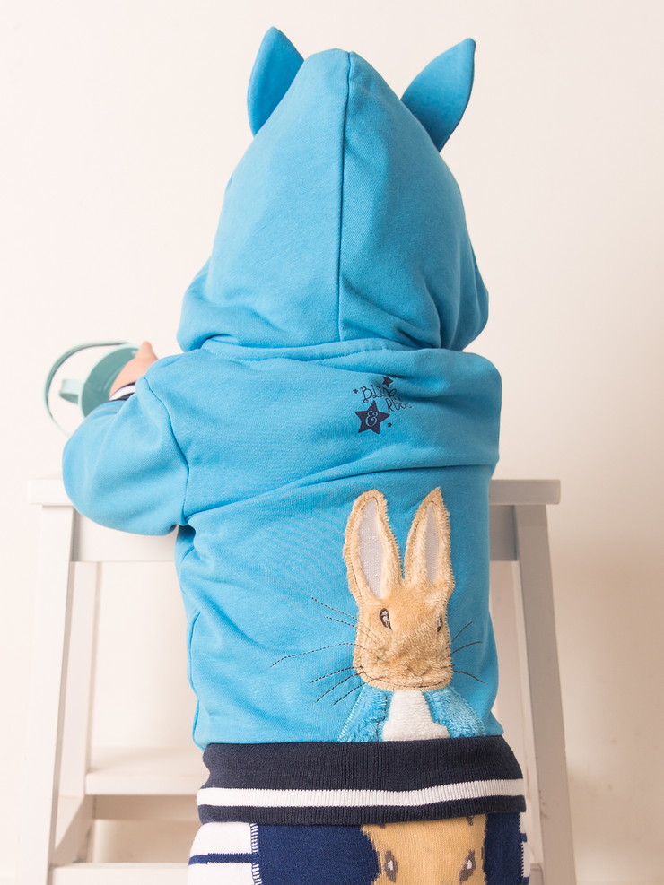 Peter Rabbit Blue Hoodie