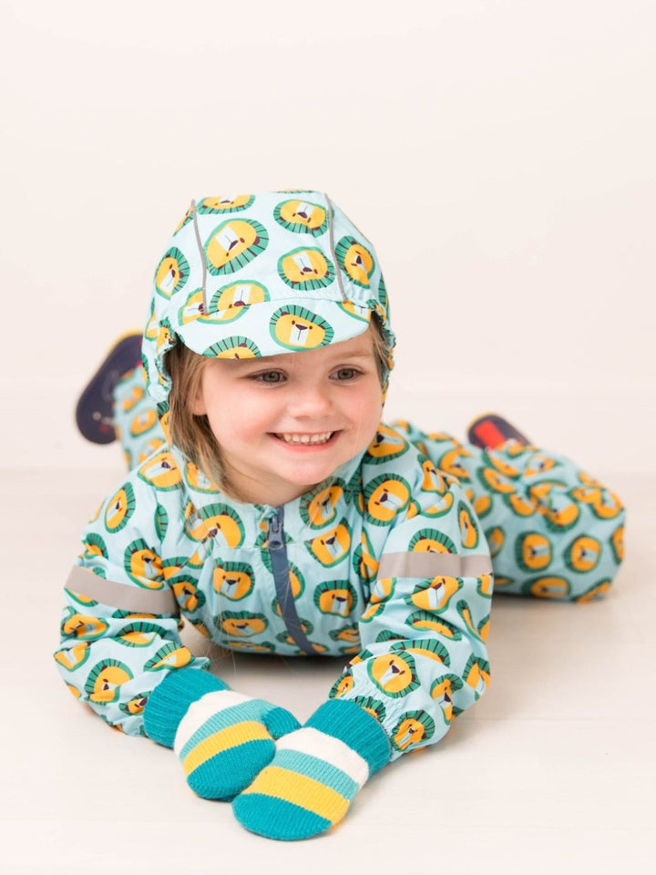 绿色和芥末色连指手套