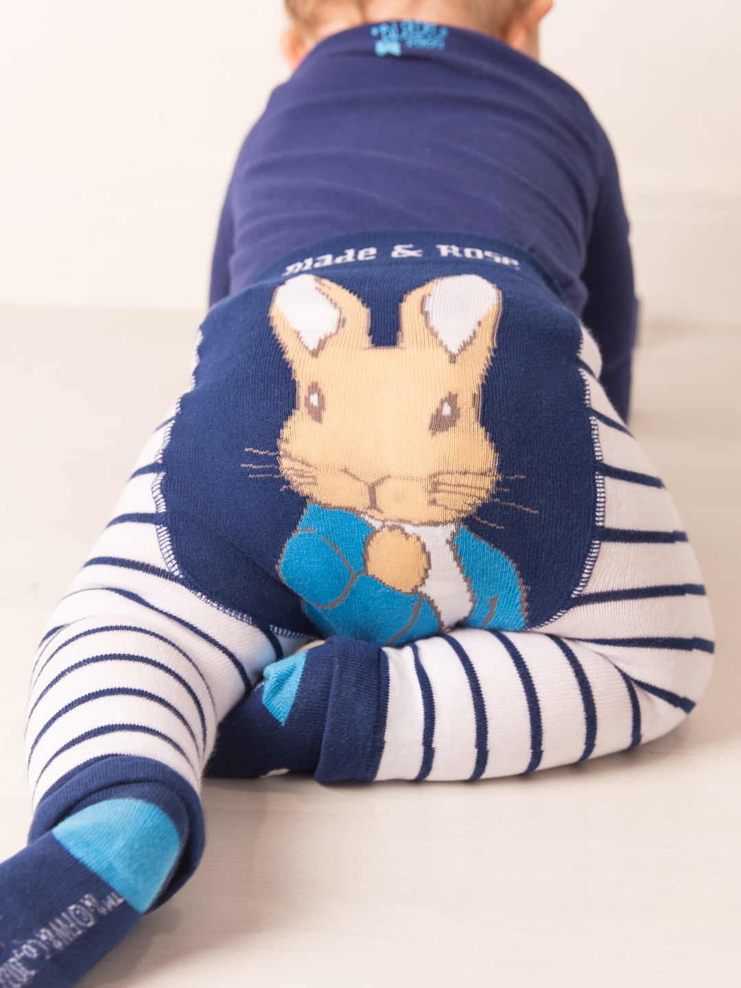 Peter Rabbit Navy Striped Leggings